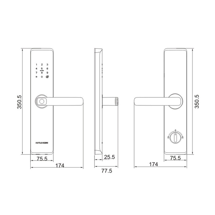 MC-A18 Smart Door Lock For The Entrance Door