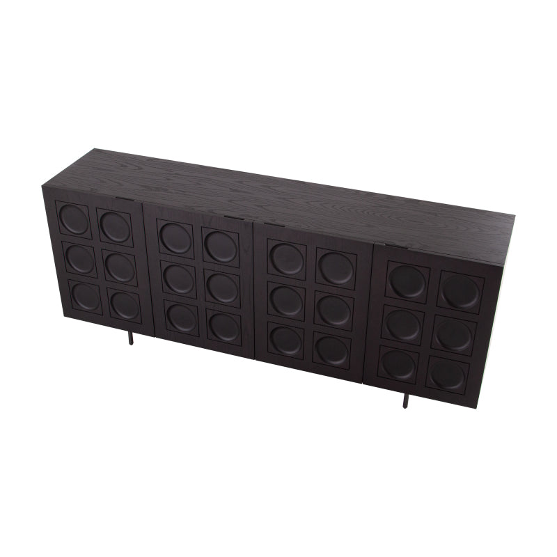 FG663 Retro Solid Wood Sideboard Cabinets