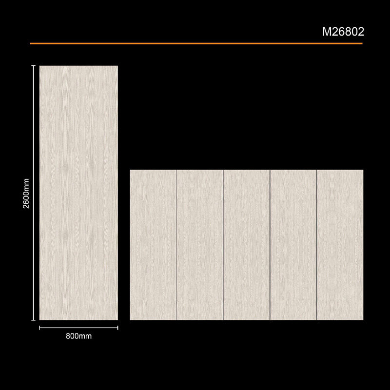 M26802 Modern Wood-patterned Sintered Stone