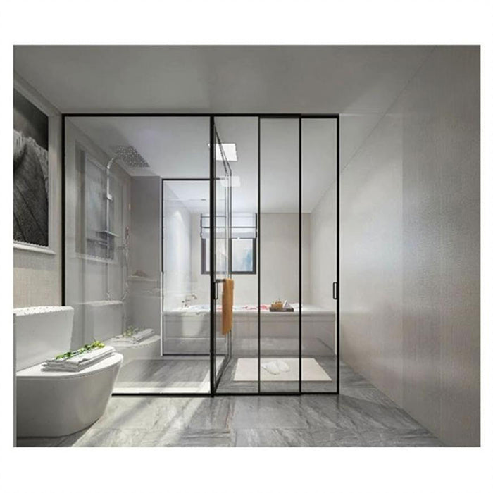U08-MC-Jizhai Modern Aluminum Alloy Sliding Glass Door