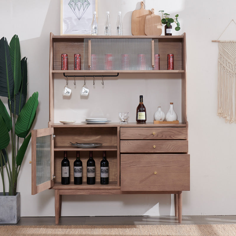 S2002 Retro Solid Wood Sideboard Cabinets