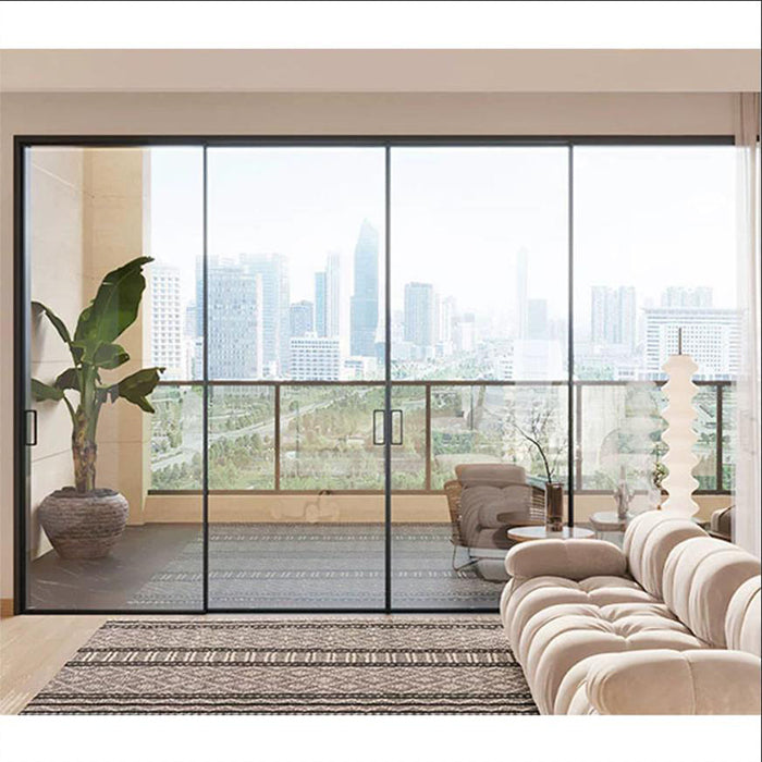 U08-MC-Jizhai Modern Aluminum Alloy Sliding Glass Door