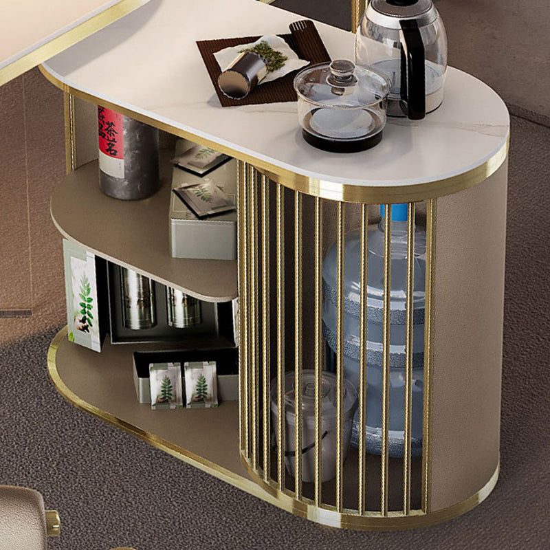 CT022CHACHE Tea Tables With Rock Plate Countertop