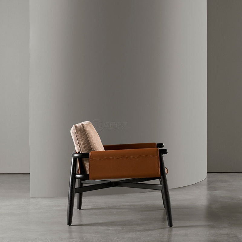 SC-0877 Solid Wood Leisure Chair