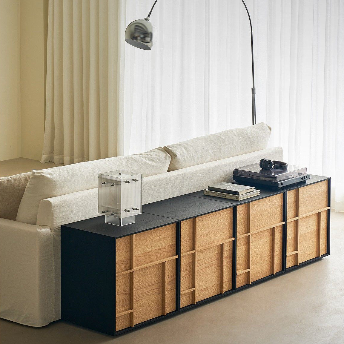 โต๊ะข้างเตียงสไตล์โมเดิร์น 9112