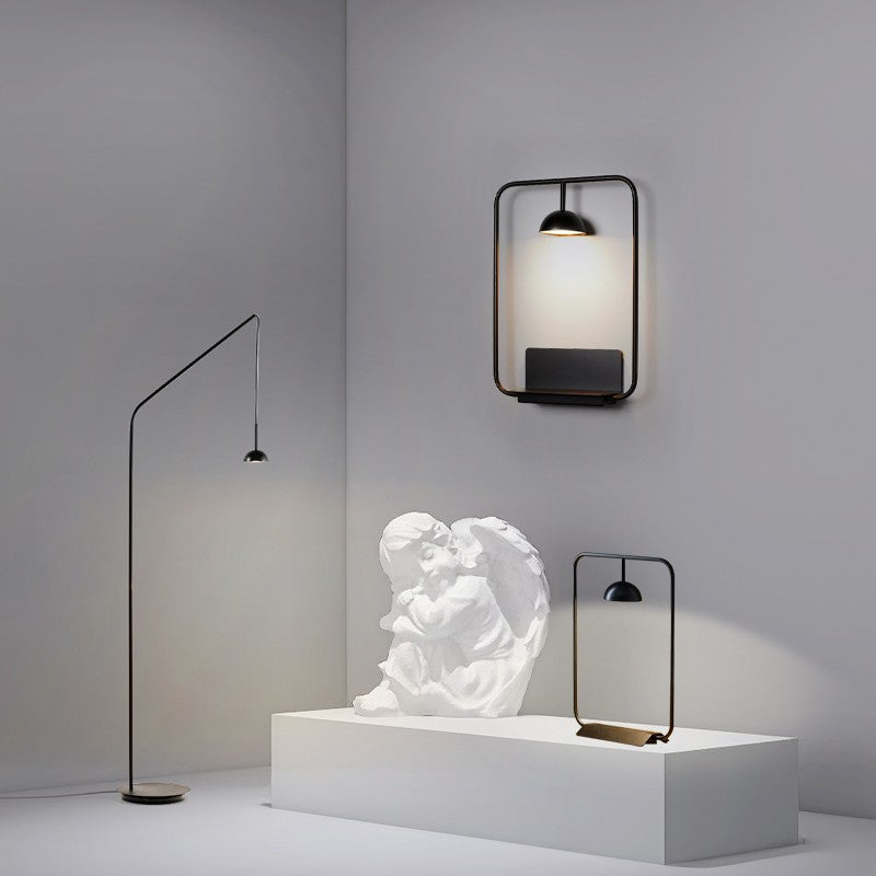 B5435 Modern Wall Lights With Storage Rack