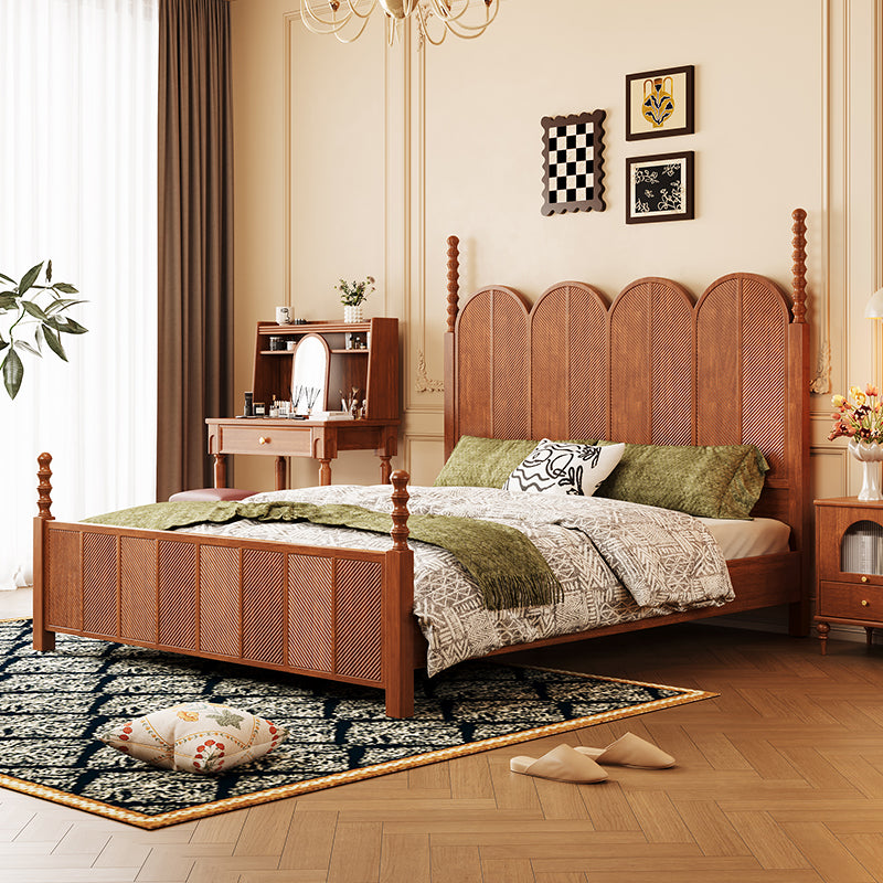 Katil Double Kayu Pepejal 313-AF