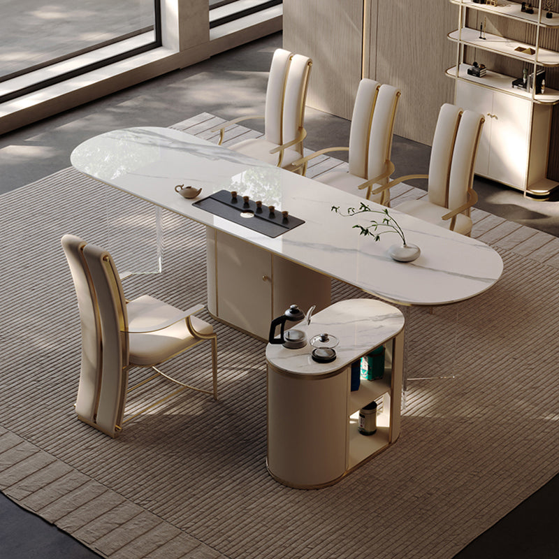 CT022CHACHE Tea Tables With Rock Plate Countertop