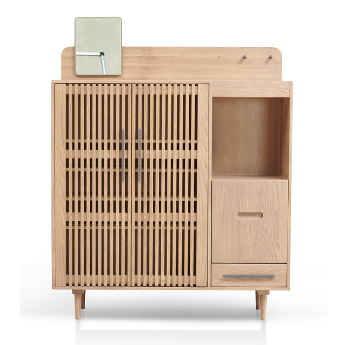 H6056 Solid Wood Shoe Cabinets For The Entrance Foyer
