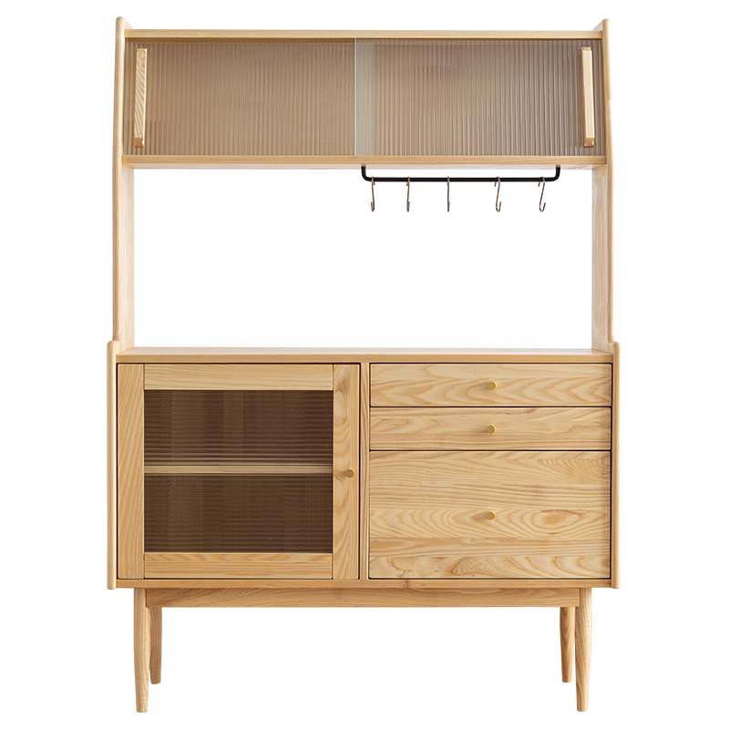 S2002 Retro Solid Wood Sideboard Cabinets