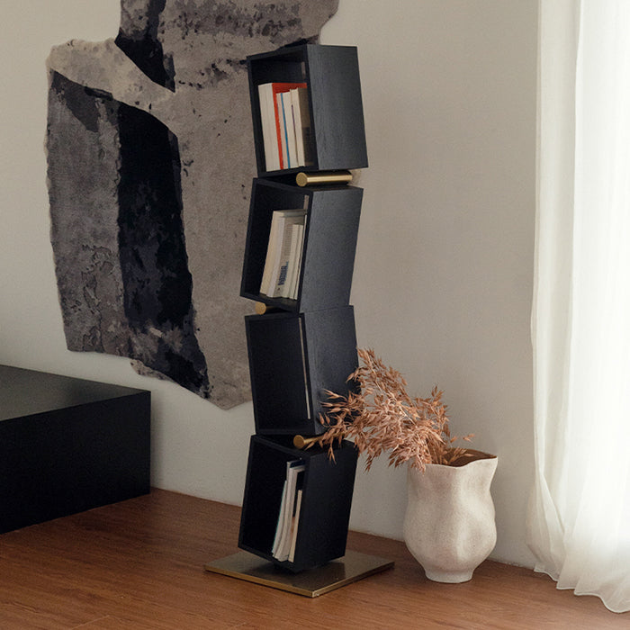 FSJ005-M01 Creative Solid Wood Bookshelves