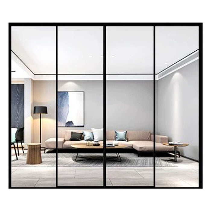 U08-MC-Jizhai Modern Aluminum Alloy Sliding Glass Door