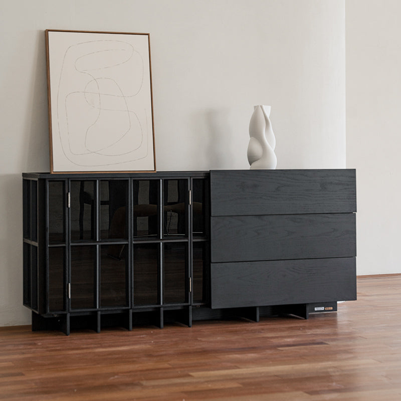 FCG032 Modern Solid Wood Sideboard Cabinets