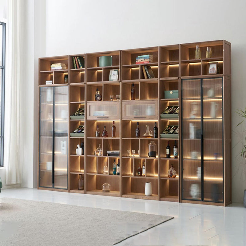 H8023-25-26-28-29 Modern Storage Cabinets With Glass Doors