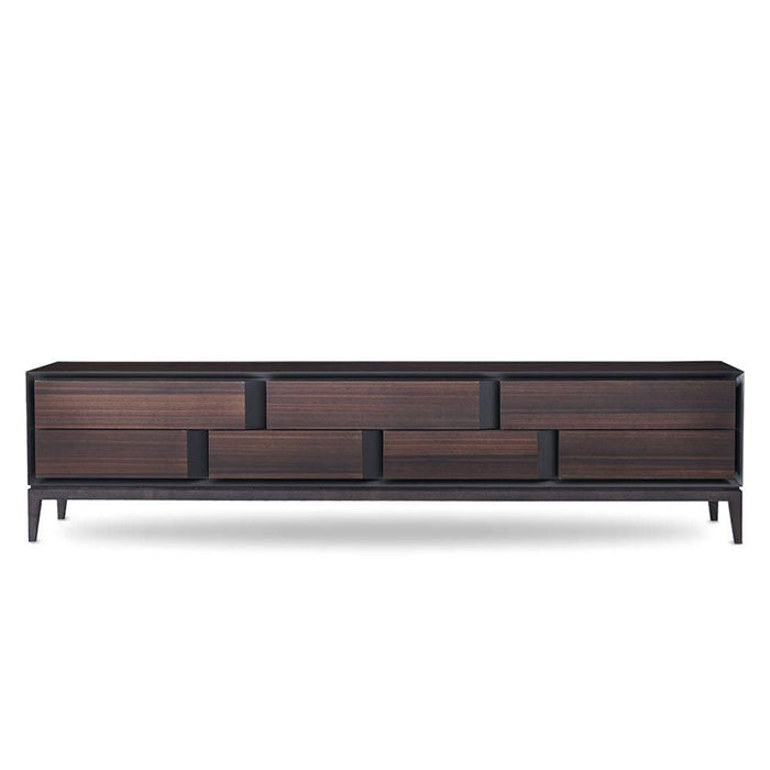 FD662 Natural Wood Veneer TV Stands