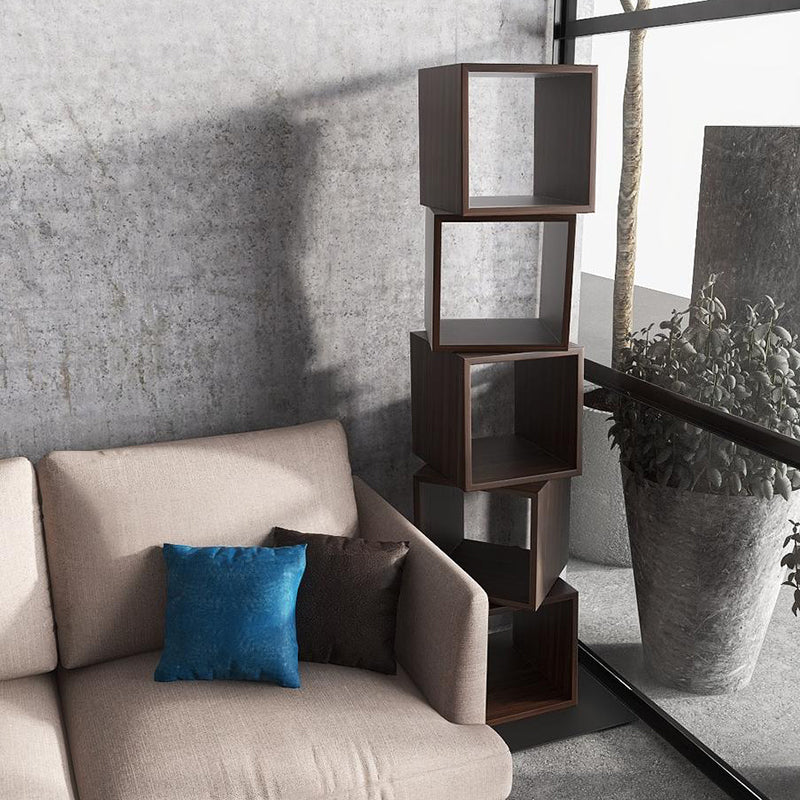 FS53A A Uniquely Shaped Bookcases