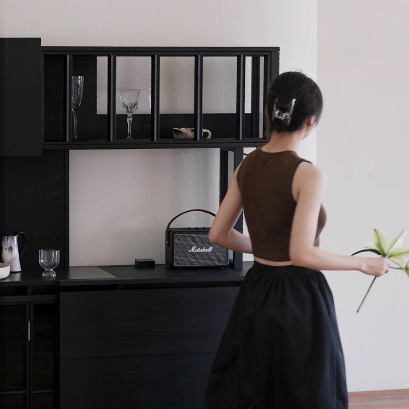 FCG032 Modern Solid Wood Sideboard Cabinets