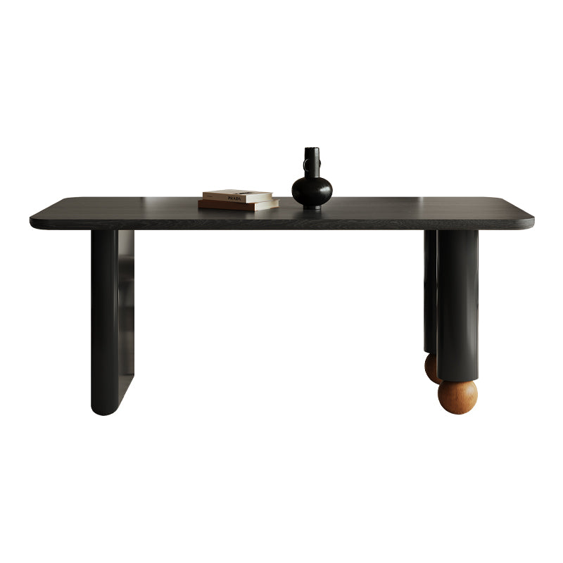 T985-9 Meja Makan Kayu Pepejal Kreatif