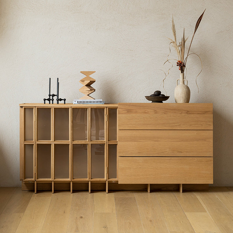 FCG032 Modern Solid Wood Sideboard Cabinets