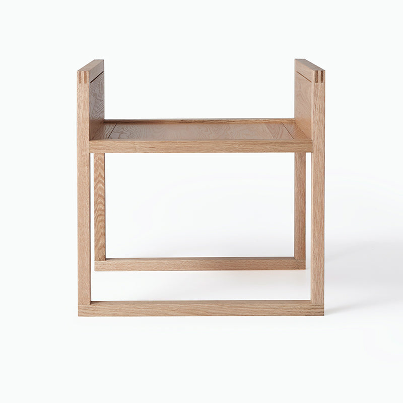 DZ-UU Uniquely Shaped Solid Wood Vanity Stools