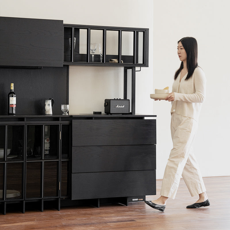 FCG032 Modern Solid Wood Sideboard Cabinets