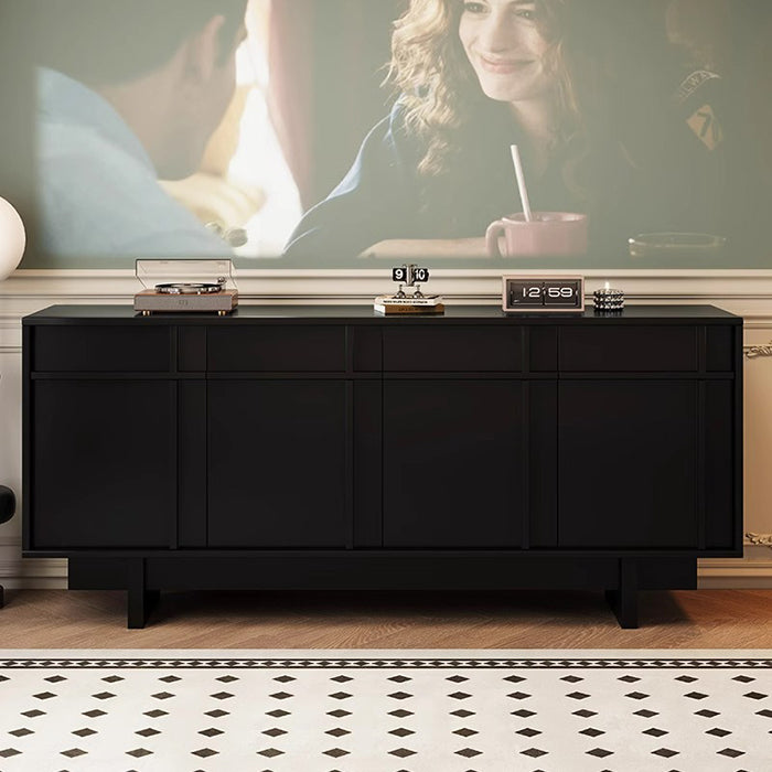YD5001 Retro Solid Wood TV Stands