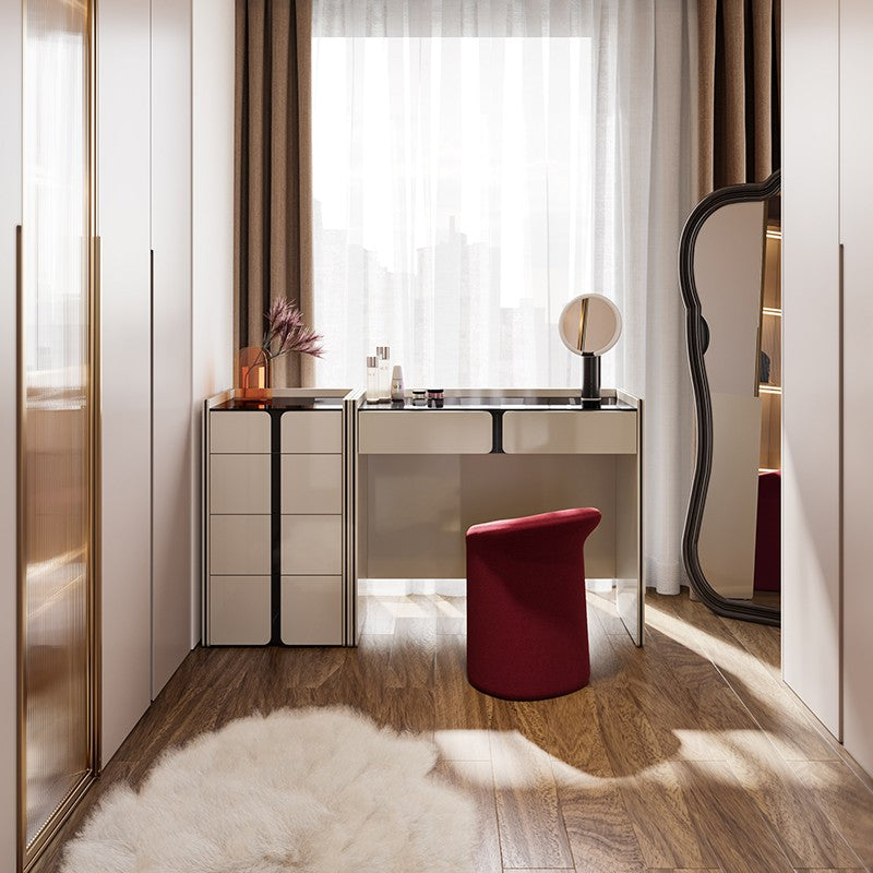 JJ-126 Cream-style Solid Wood Vanity Tables