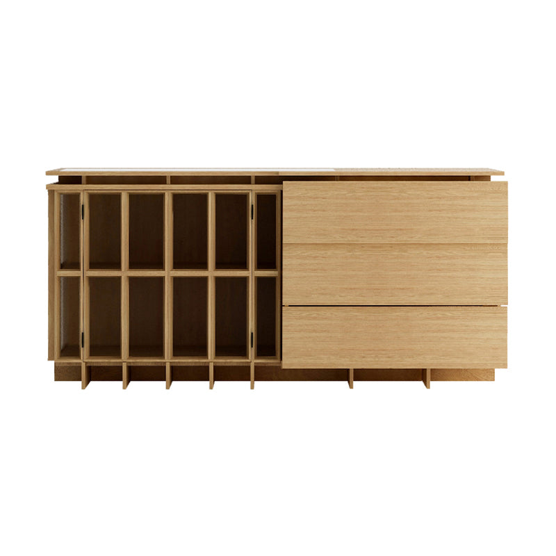FCG032 Modern Solid Wood Sideboard Cabinets