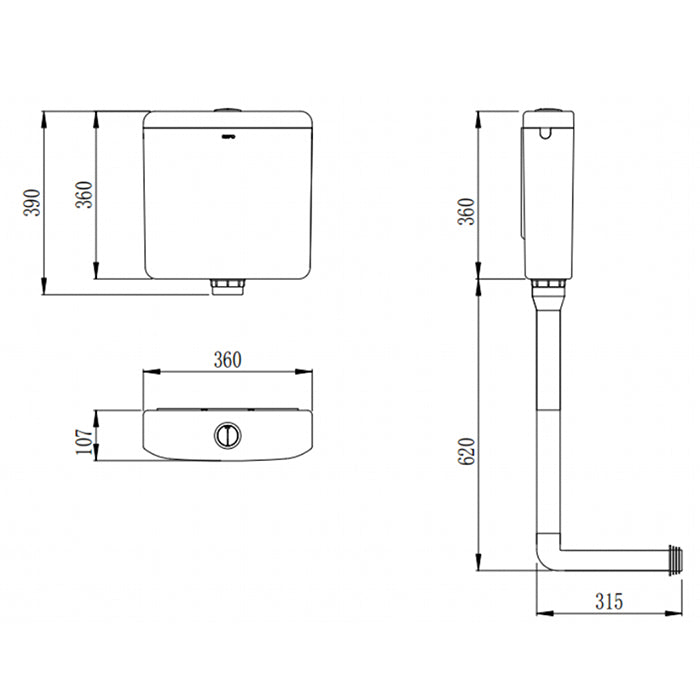 1100059070 Modern Energy-saving Water Tanks