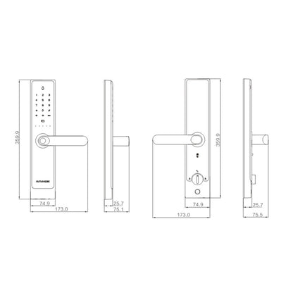 MC-A6 Smart Door Lock For The Entrance Door