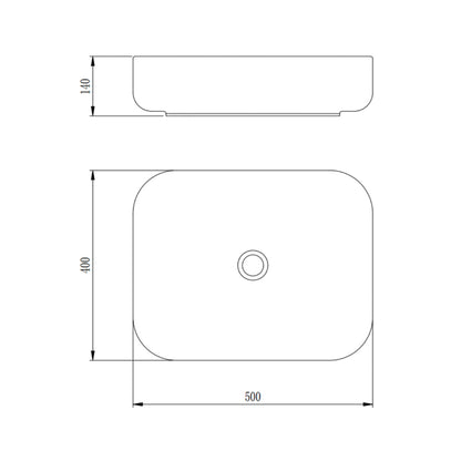 1100027773 Modern High-temperature Ceramic Washbasins