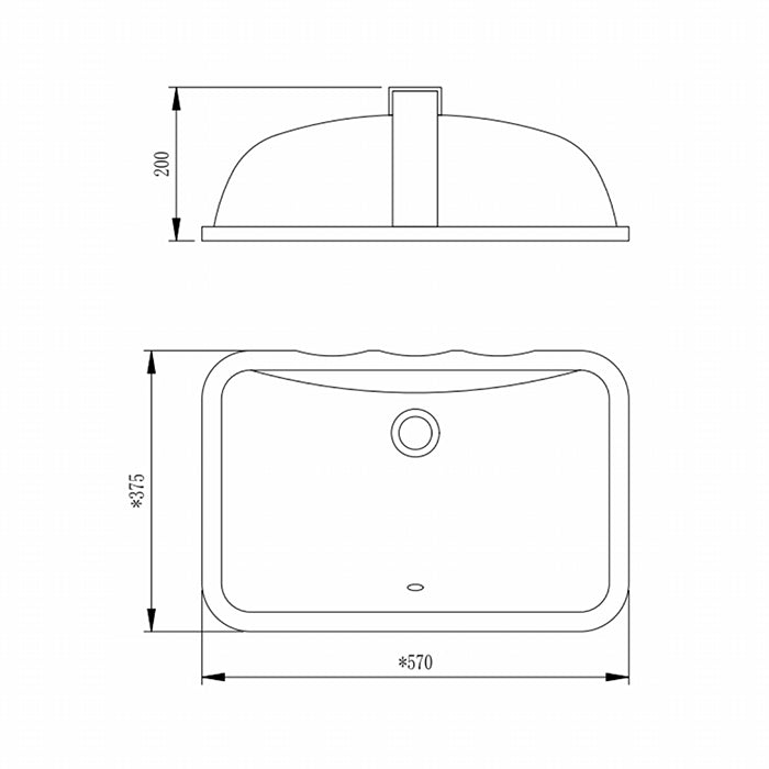 1100063739 Modern High-temperature Ceramic Washbasins