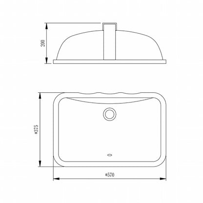 1100063739 Modern High-temperature Ceramic Washbasins