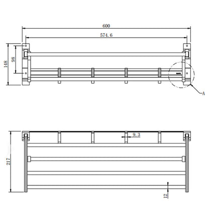 RF-EA141M Modern Folding Bath Towel Rack