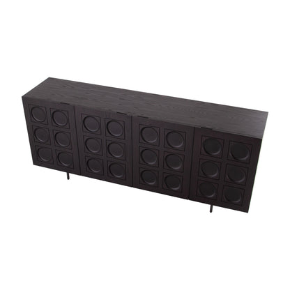 FG663 Retro Solid Wood Sideboard Cabinets