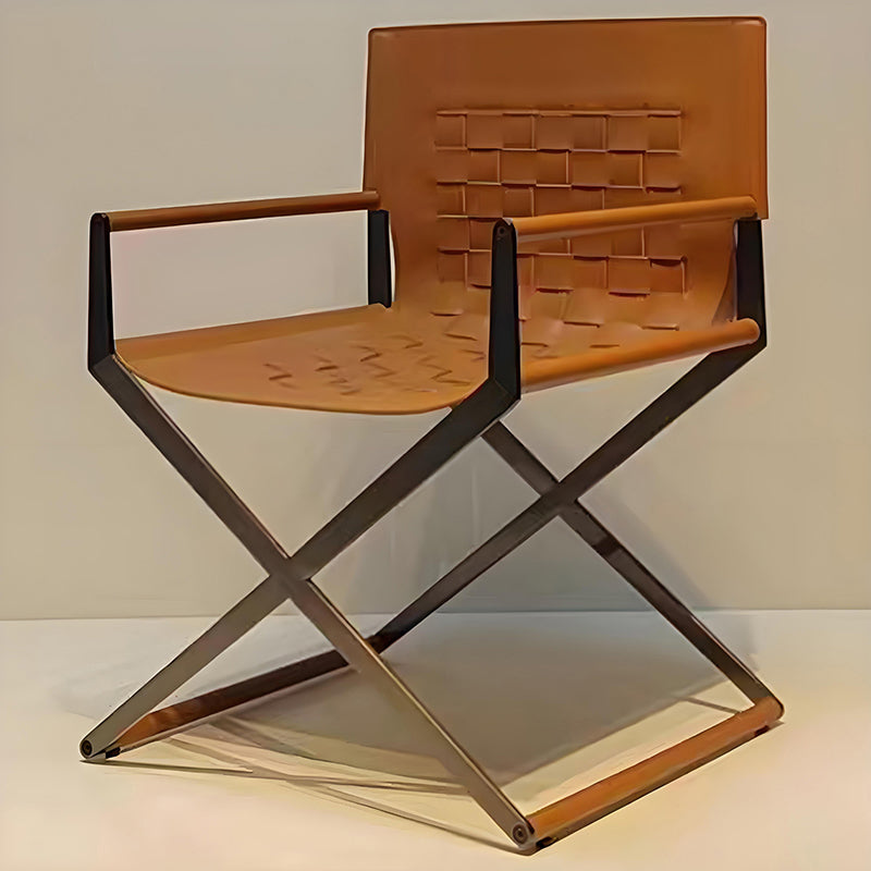 JJ-020 Comfortable And Simple Saddle Leather Book Chairs