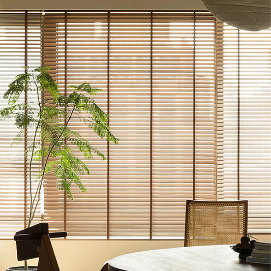 CL-MUBAIYE Wooden Blind Curtains