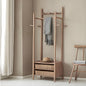 S1028 Retro Solid Wood Clothes Hangers