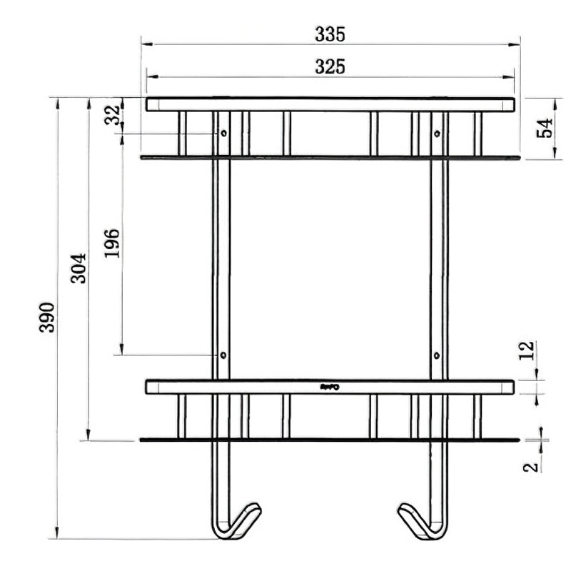 RF-EA026M Modern Bathroom Shelf