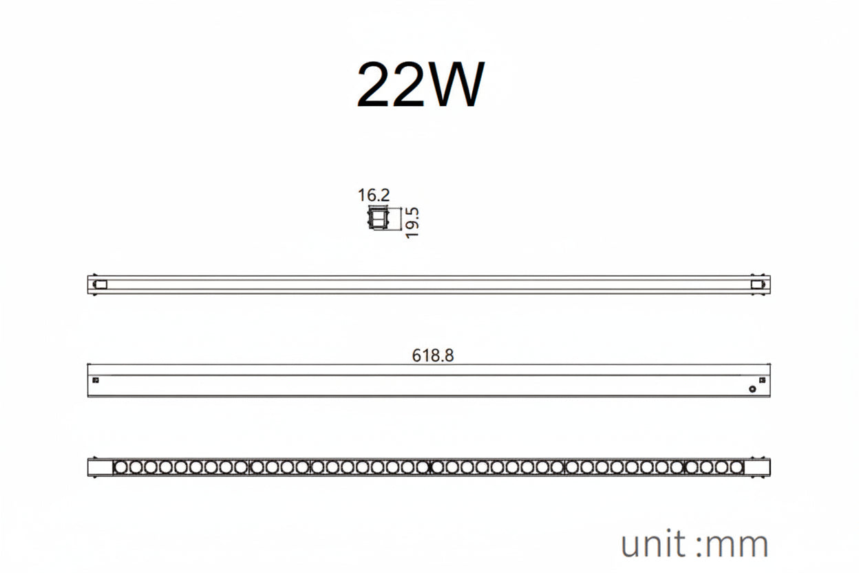 MEIYINGⅡGEZHA Modern Magnetic Grille Light
