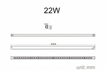 MEIYINGⅡGEZHA Modern Magnetic Grille Light