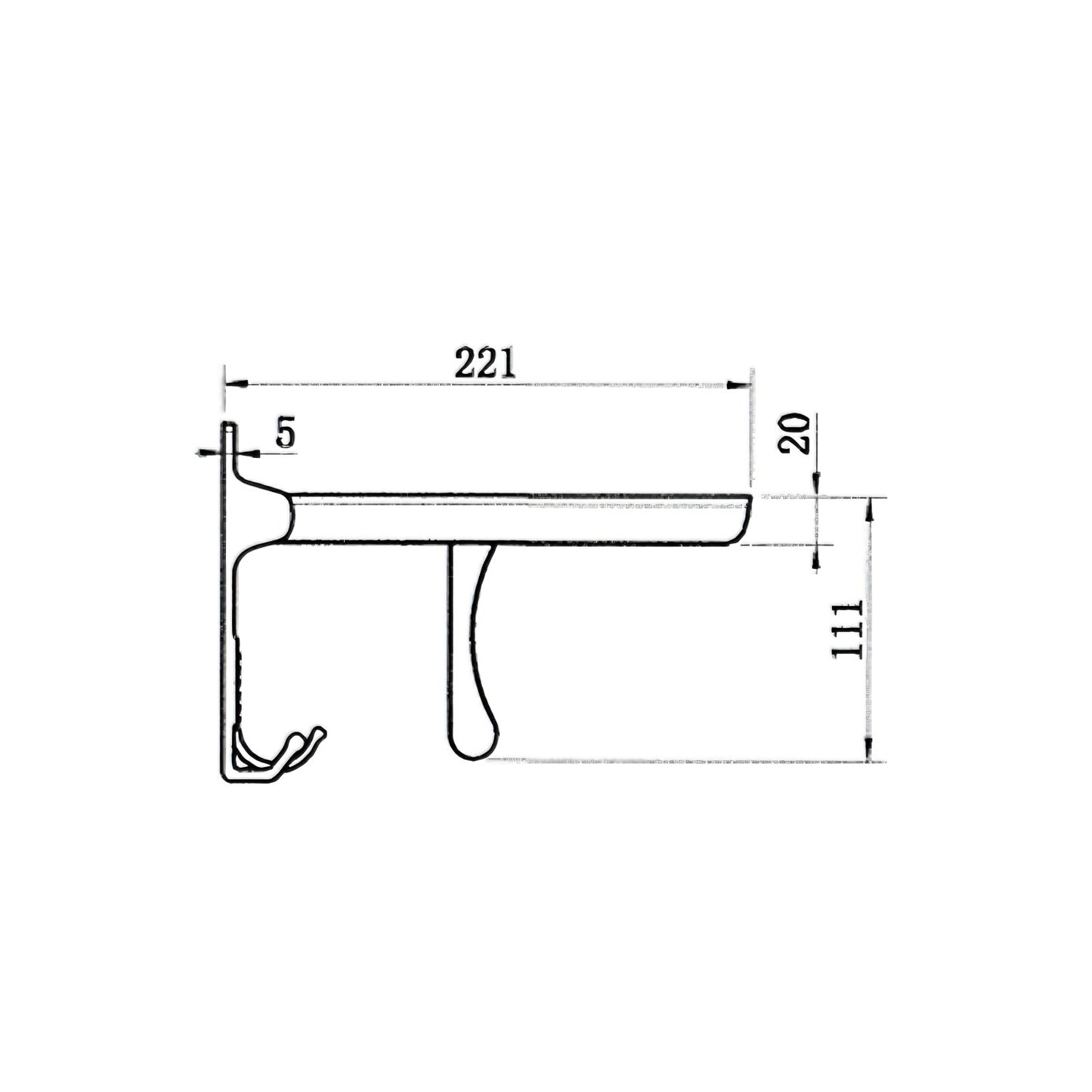 RF-EA025M Modern Bathroom Towel Rack