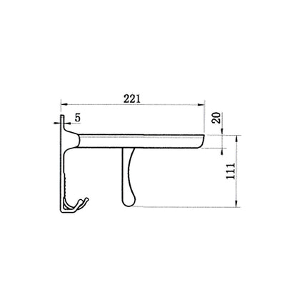 RF-EA025M Modern Bathroom Towel Rack