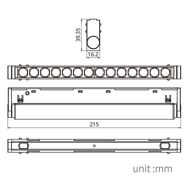 MEIYINGⅡGEZHA Modern Magnetic Grille Light