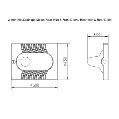 B-4031 Modern Squatting Pan