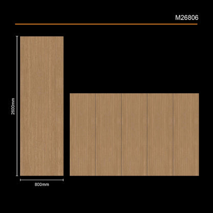 M26806 Modern Wood-patterned Sintered Stone