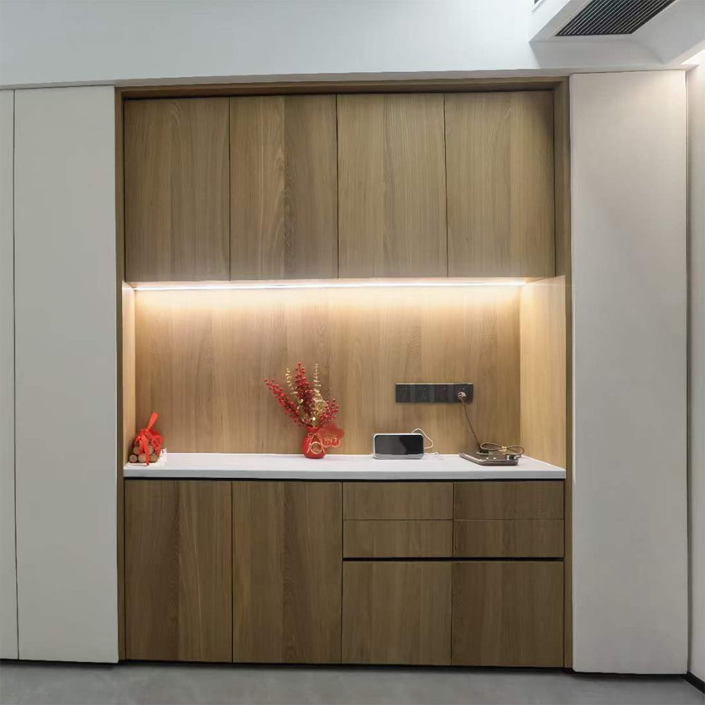 T176DS 現代實木貼皮面板