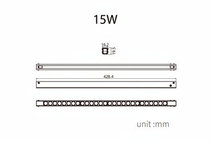 MEIYINGⅡGEZHA Modern Magnetic Grille Light