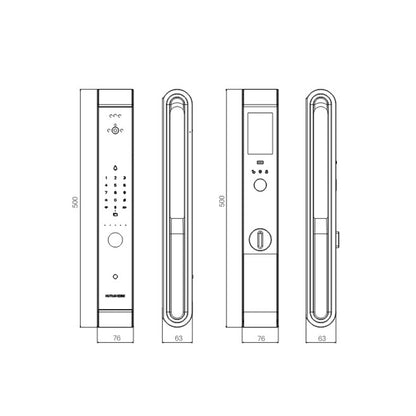 MC-V5Pro Smart Door Lock For The Entrance Door