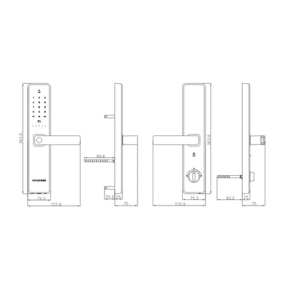 MC-A8Pro Smart Door Lock For The Entrance Door